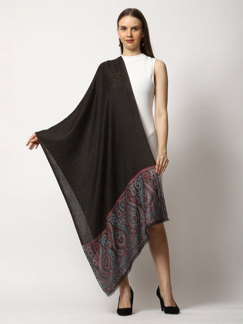 Women's Jamawar Wool Stole